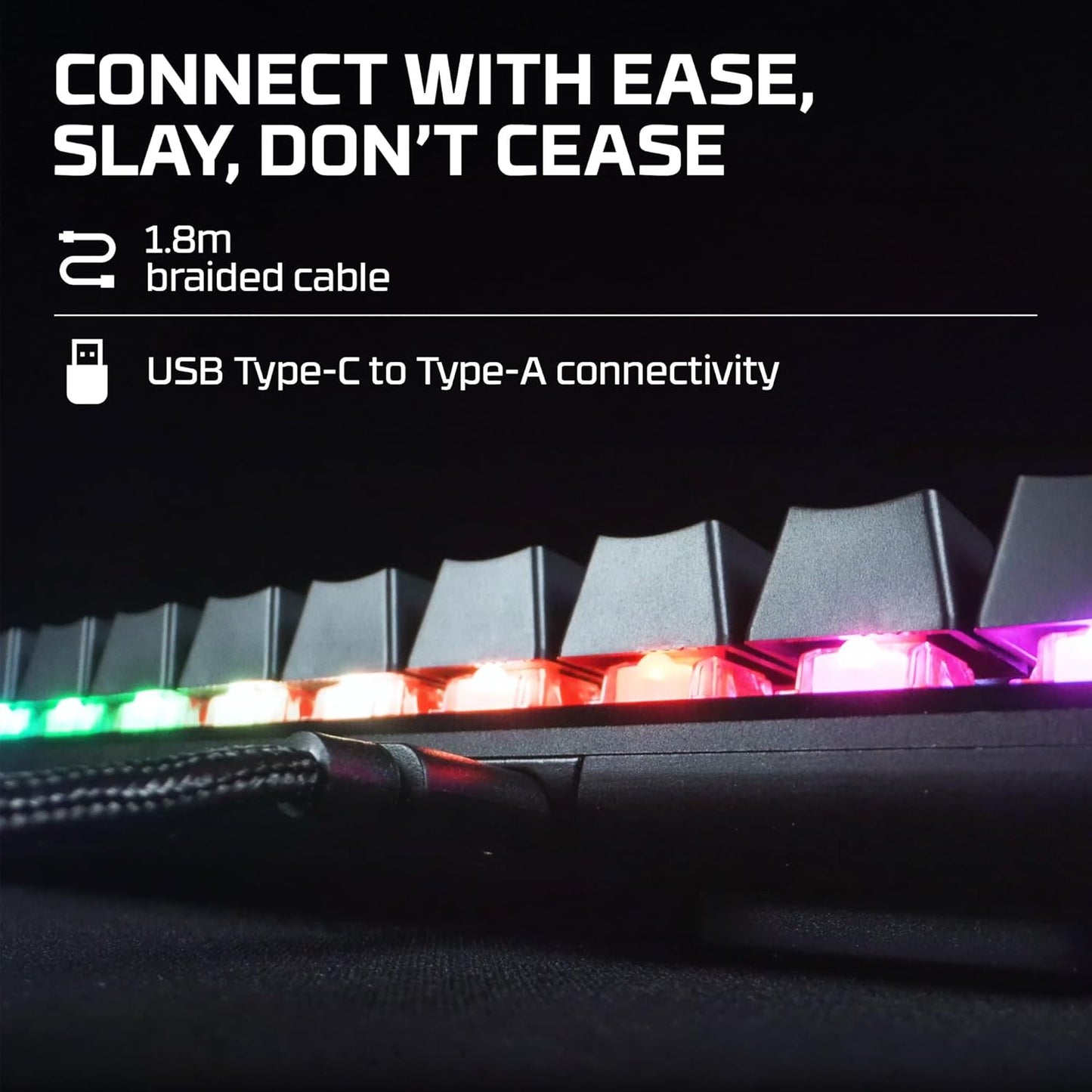 Alloy Origins 60 - Mechanical Gaming Keyboard - Ultra Compact 60% Form Factor - Tactile Aqua Switch - Double Shot PBT Keycaps - RGB LED Backlit - NGENUITY Software Compatible,Black