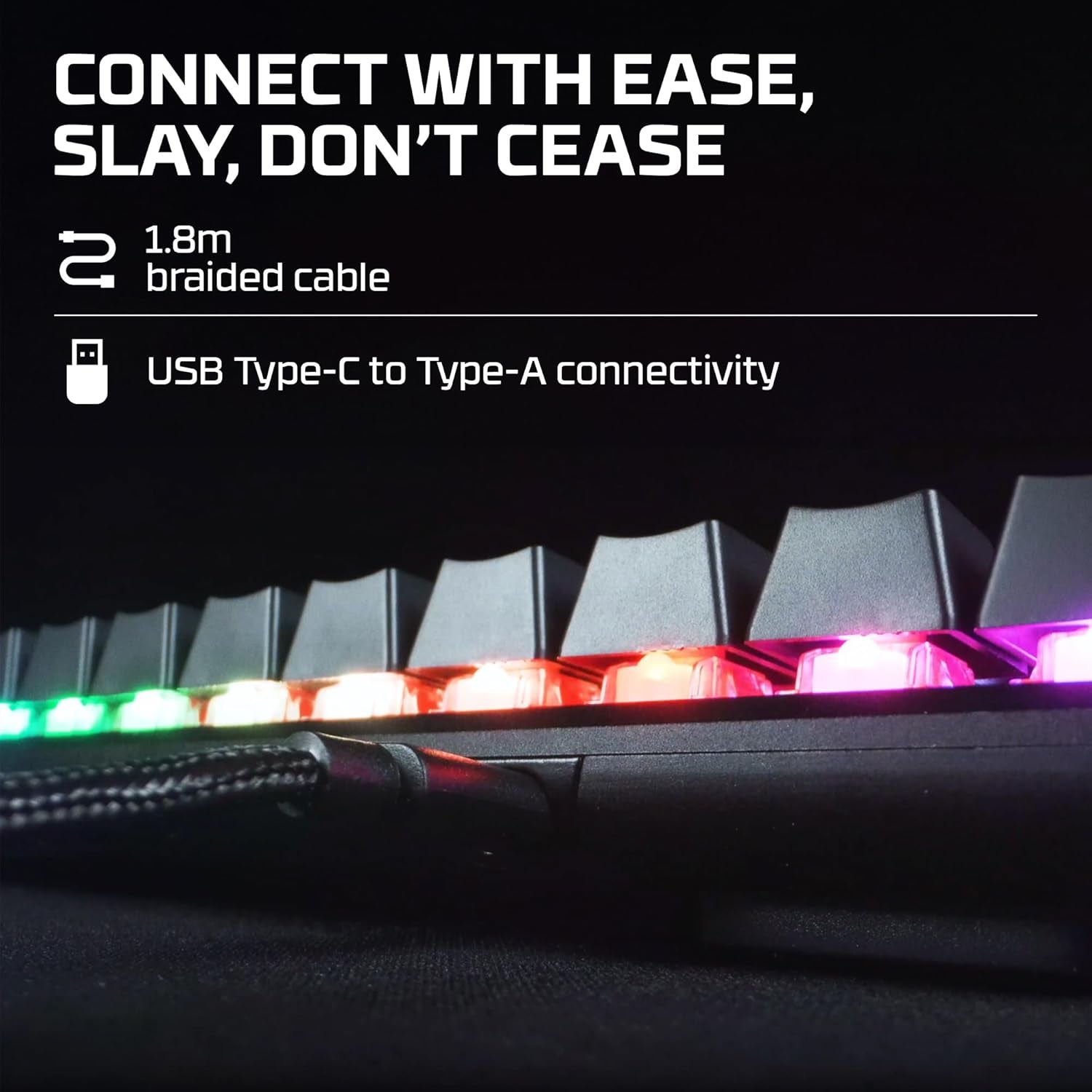 Alloy Origins 60 - Mechanical Gaming Keyboard - Ultra Compact 60% Form Factor - Tactile Aqua Switch - Double Shot PBT Keycaps - RGB LED Backlit - NGENUITY Software Compatible,Black