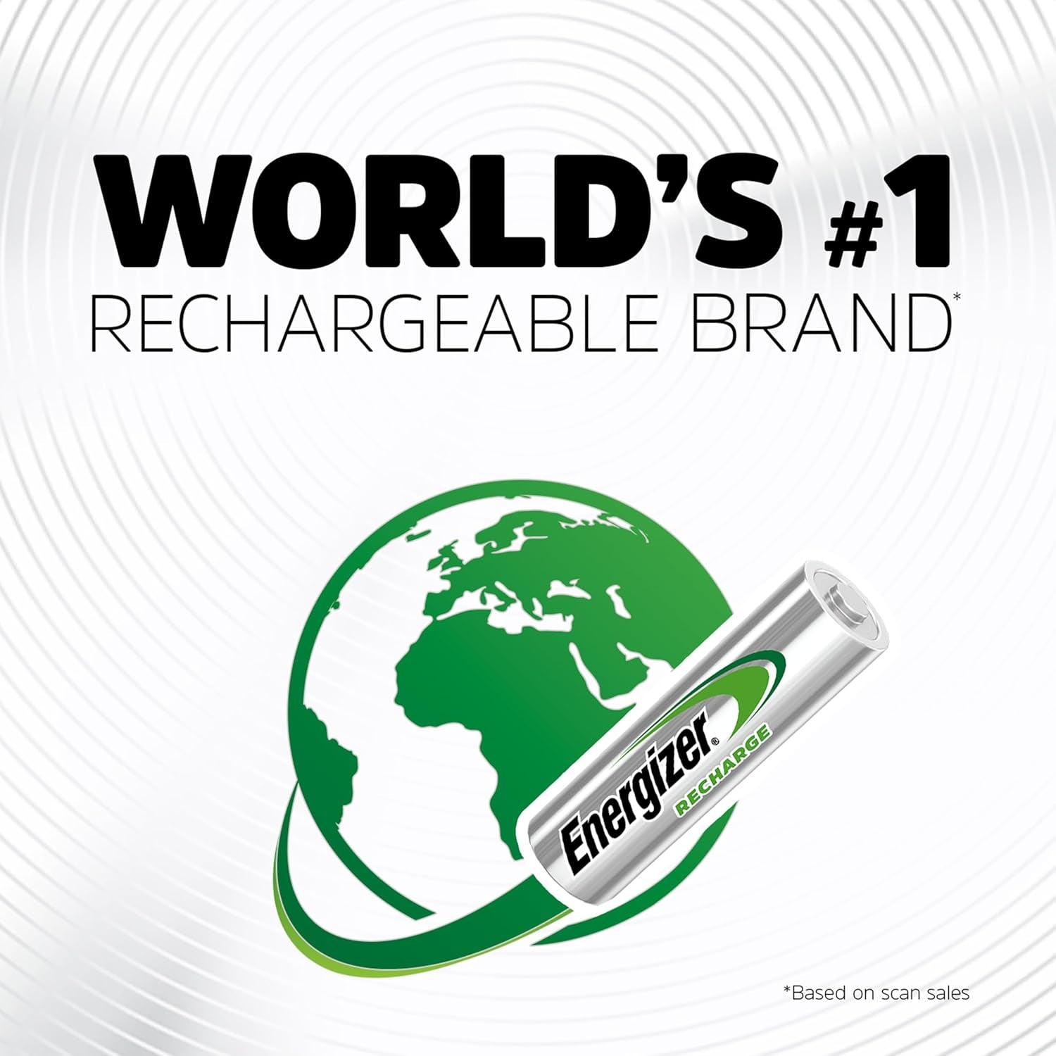 Recharge Universal Rechargeable AA Batteries (16 Pack), Double a Rechargeable Batteries