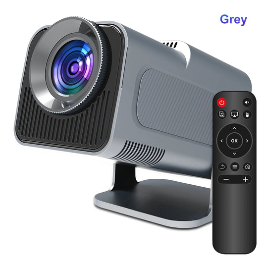 HY320 4K HD Android 11 Projector with WiFi 6, Allwinner H713, 390 ANSI Lumens, Bluetooth 5.0, 1920x1080P, Portable Outdoor Upgrade from HY300